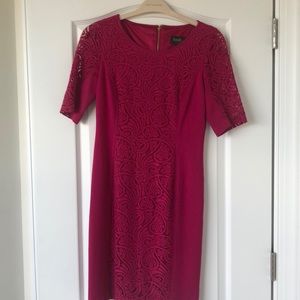 Fuschia Lace Dress